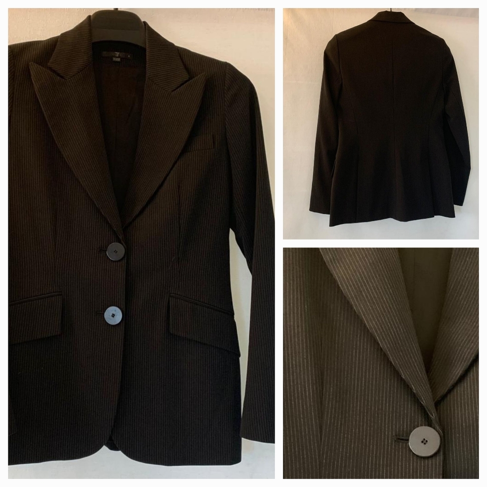 NEW Sz 6 Pin Strip Teenflo Woman's Blazer NWOT Office Wear